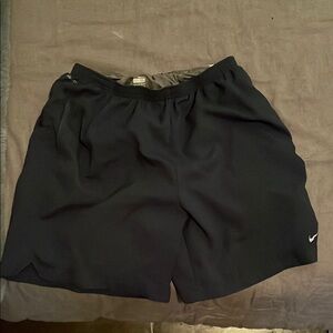 Nike Blue Athletic Shorts with Elastic Waistband
